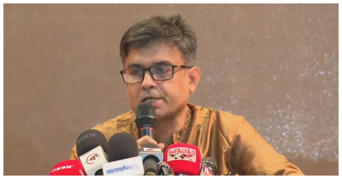 প্রধান উপদেষ্টার প্রেস সচিব শফিকুল আলম। ছবি: বাসস
